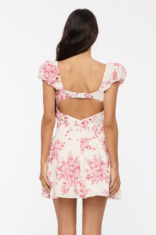 erika mini dress Erika Floral Mini Dress – BOBBI ROCCO