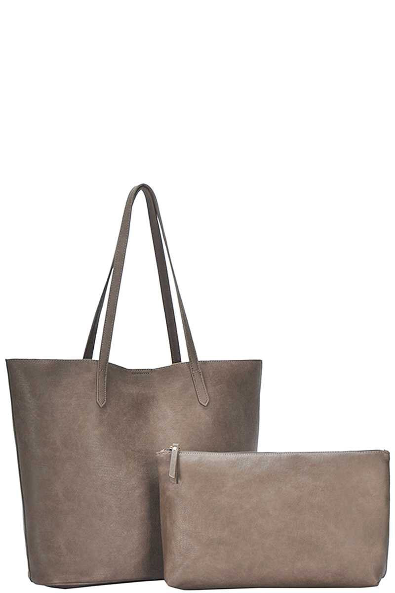 Taupe 2 in 1 bag.
