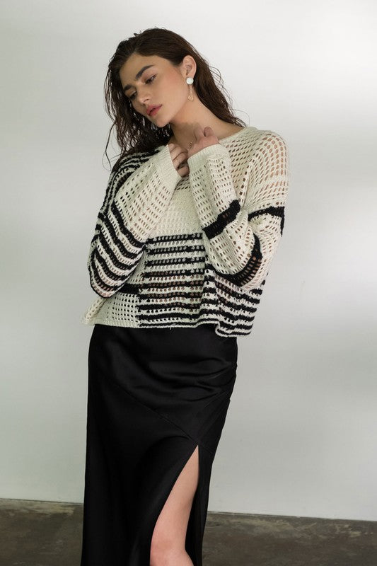 Blair Sheer Knit Sweater