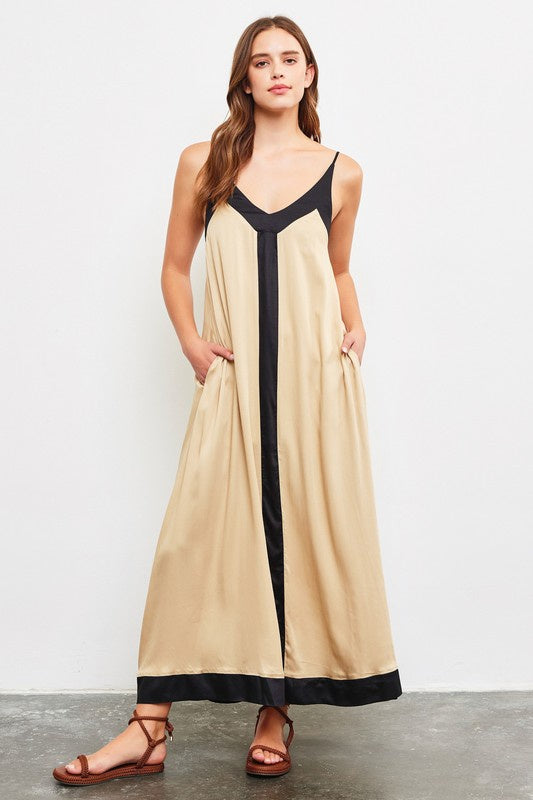 Sammi Color Block Maxi Dress