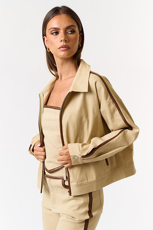 Christi Contrast Jacket