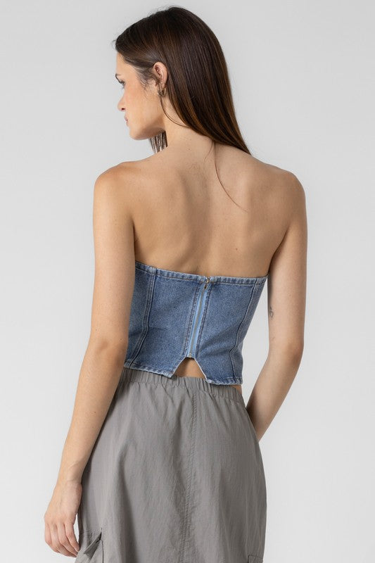 Carrie Woven Tube Top