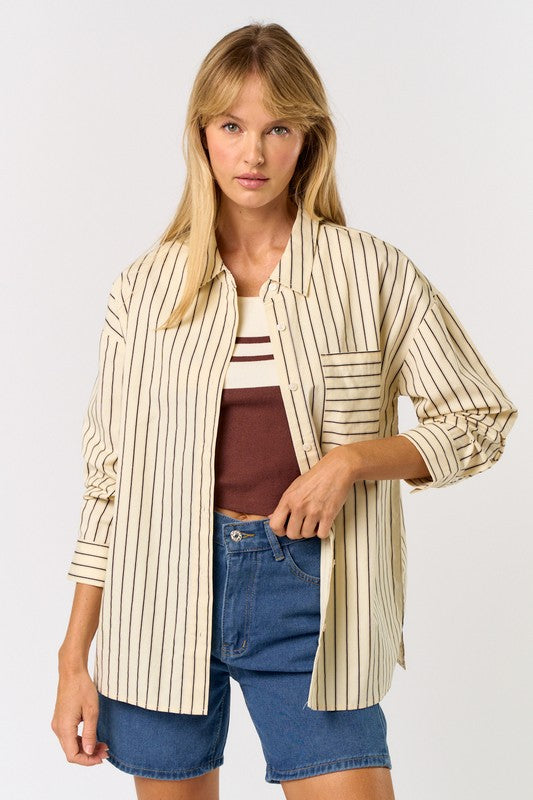 Maxie Long Sleeve Button Down Shirt