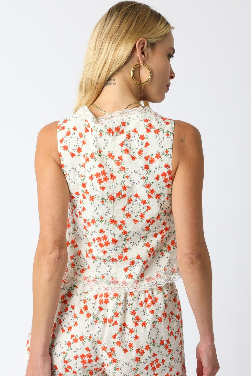 Leslie Floral Top