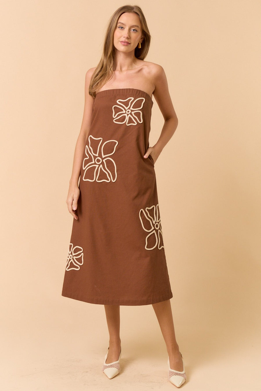 Kaeden Tube Midi Dress BOBBI ROCCO Kaeden Tube Midi Dress BOBBI ROCCO
