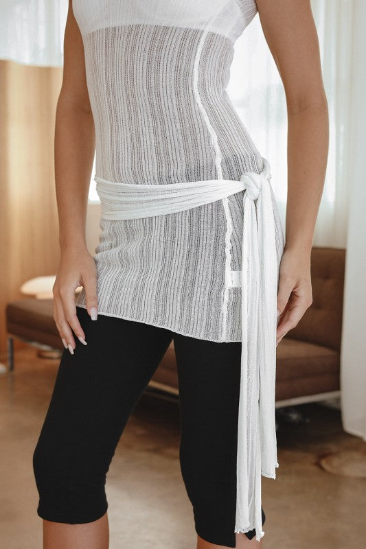 Vestido mini transparente Emmi