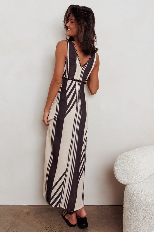 Xanthi V-neck Maxi Dress