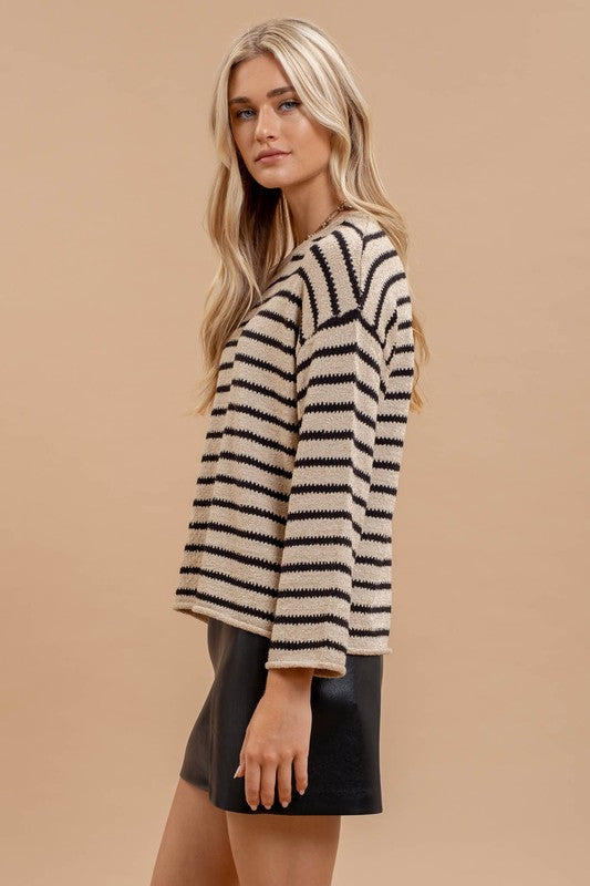 Bergy Boat Neck Sweater