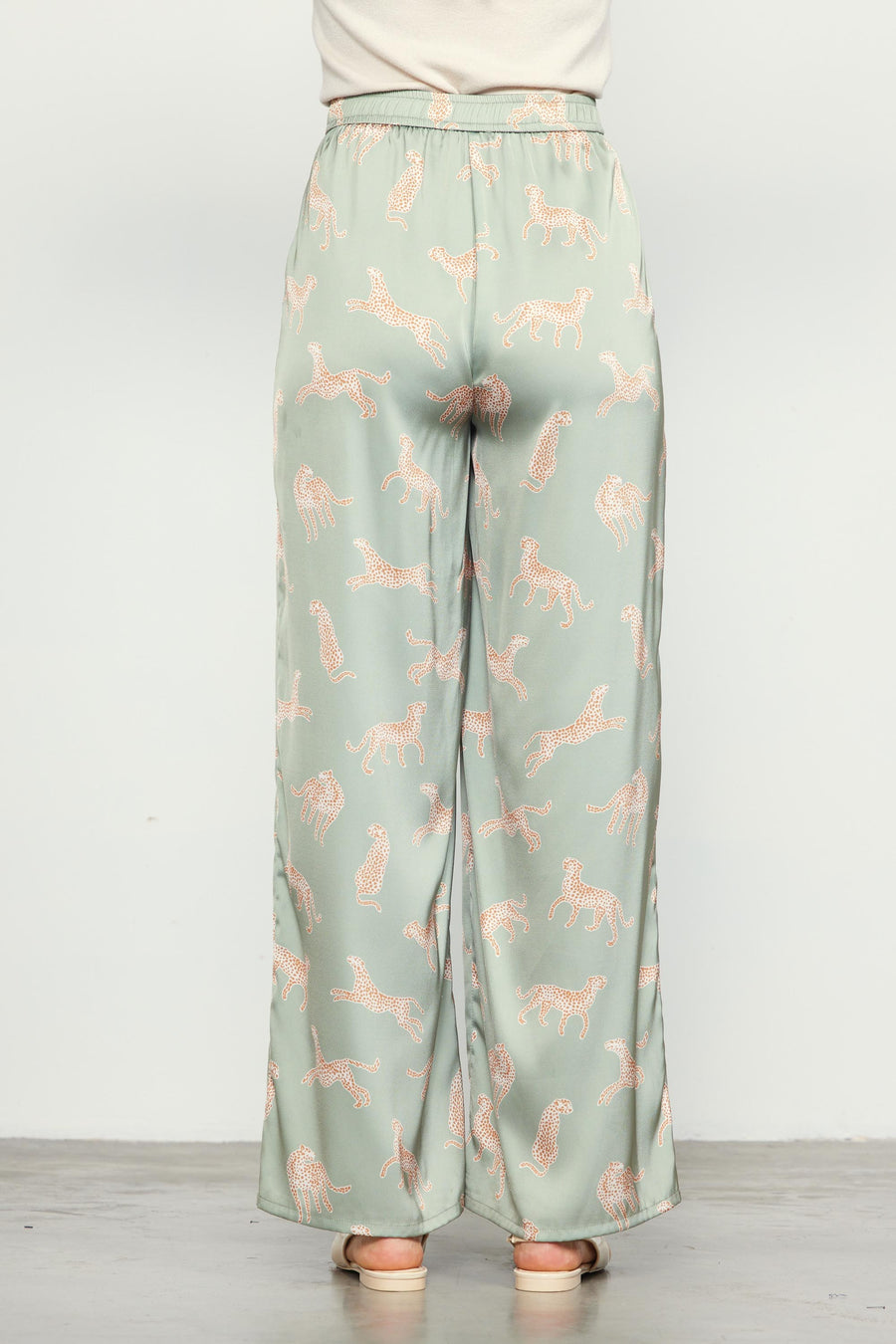 Sage Animal Print Pant