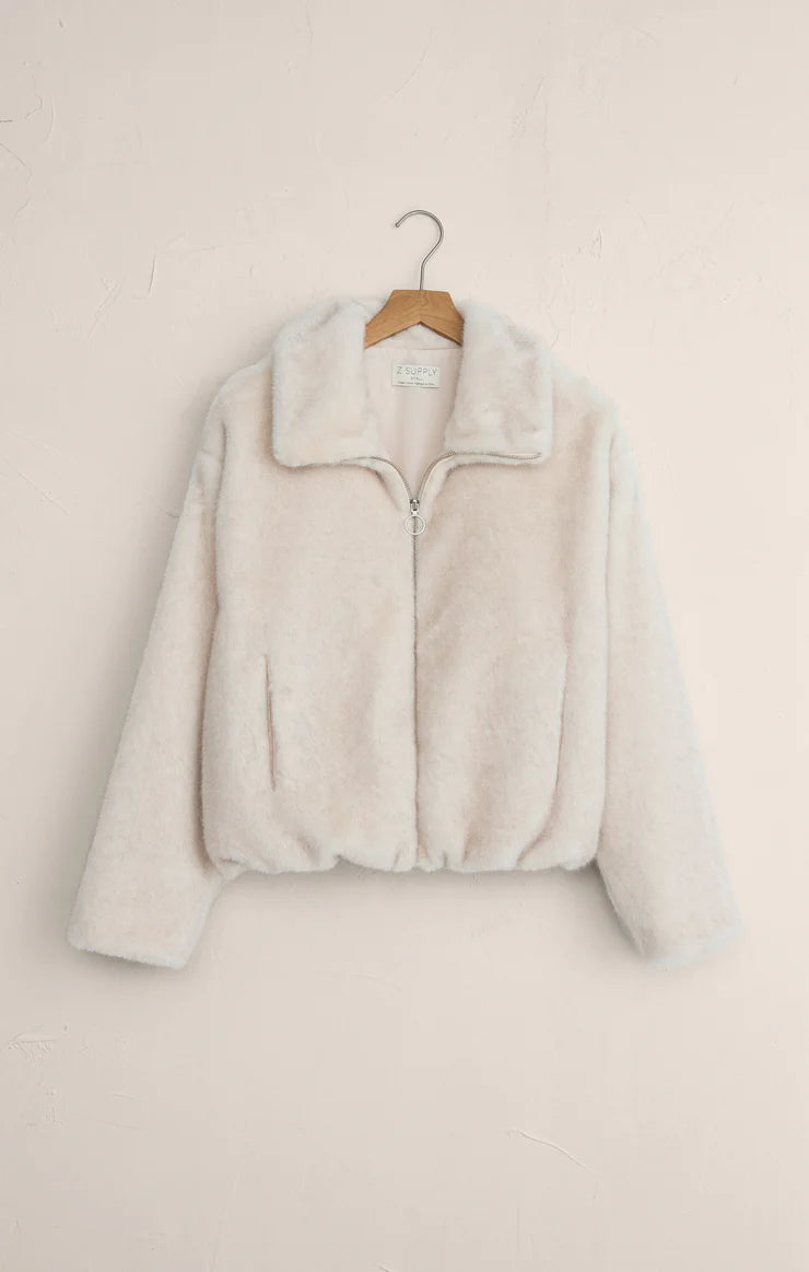 Amethyst Faux Fur Jacket