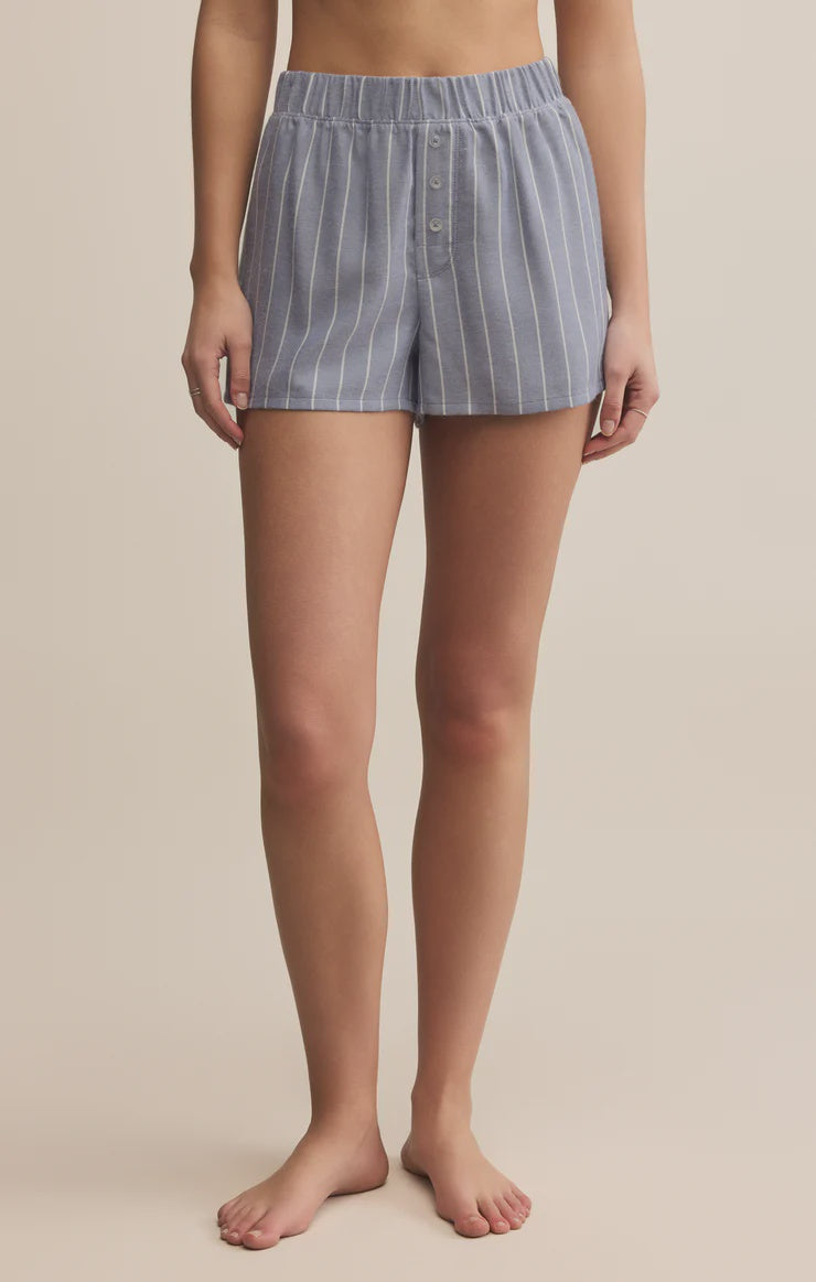 Featuring a high rise, relaxed fit striped boxer short&nbsp;