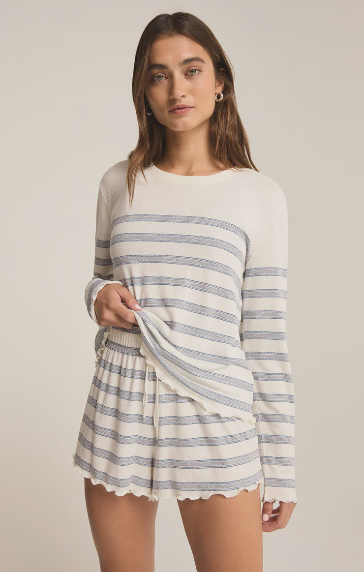 Hometown Stripe LS Top