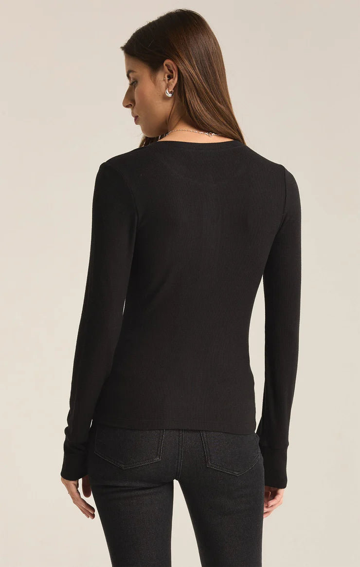 Scarlett Rib Henley