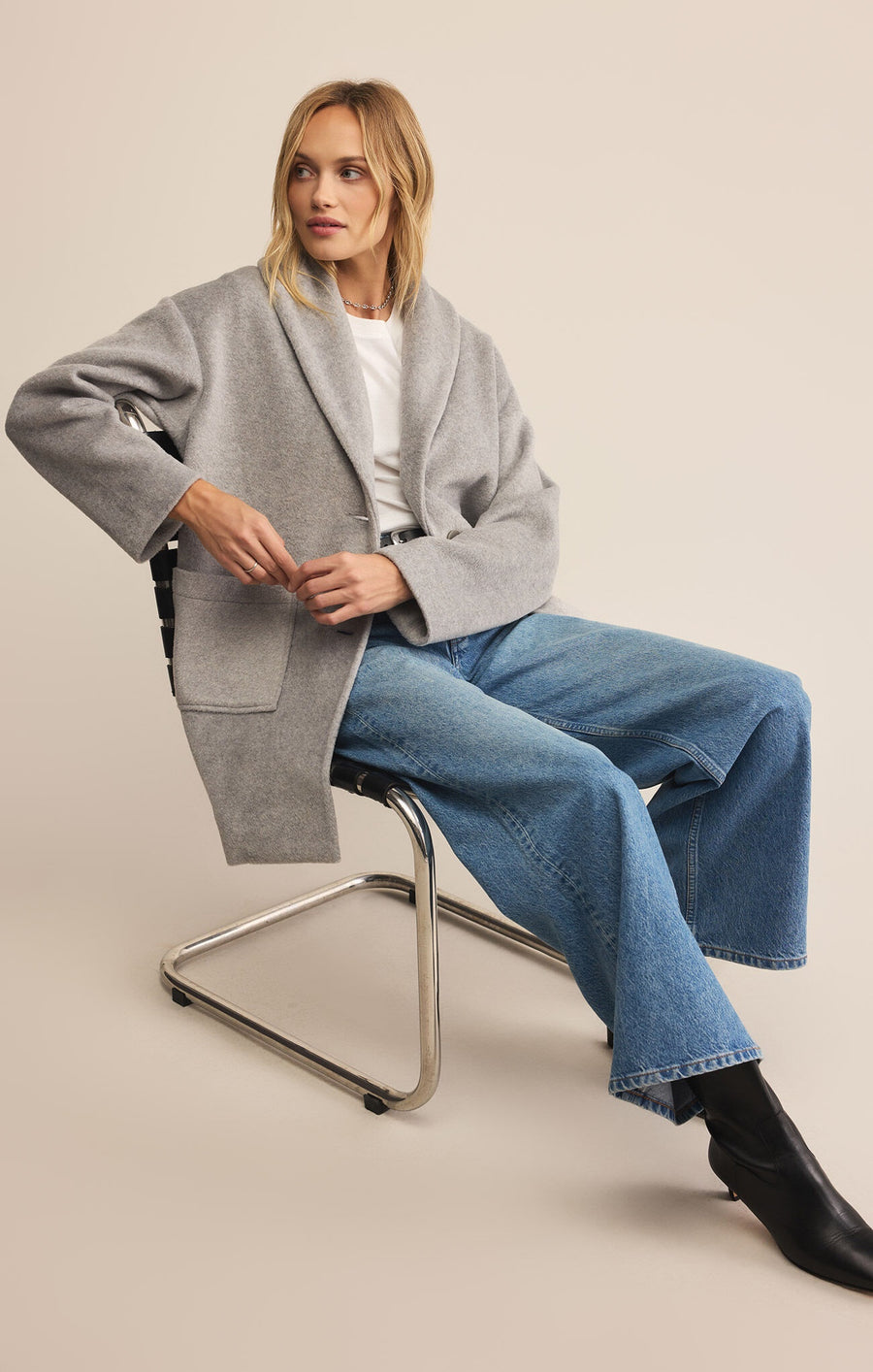 Lennon Heathered Coat