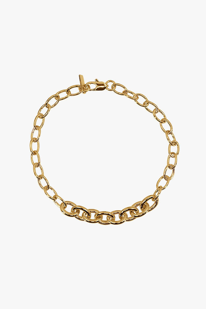 simple gold chain bracelet