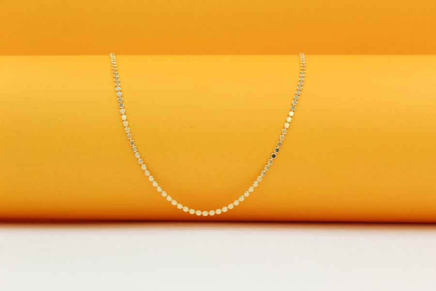 18k gold filled chain.